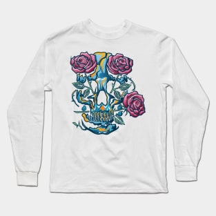 Skulls and roses Long Sleeve T-Shirt